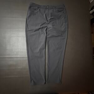 Vuori Pants Mens 36x30 Gray Performance Chino Stretch Slim Tapered Travel